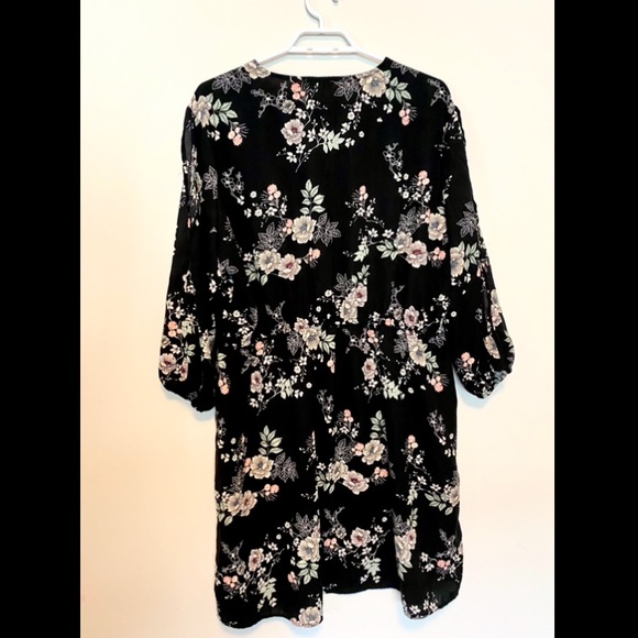 Warehouse One mid sleeved dress, size 2XL, colour Black - Picture 2 of 10